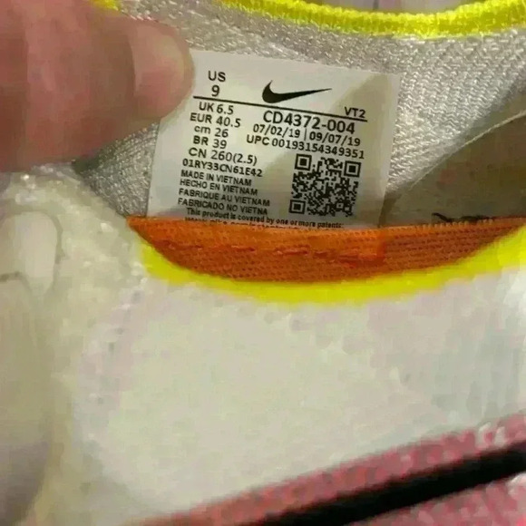 Nike React Infinity Run Pink Blast 2019 Running Shoes CD4372-004 Women's Size 9 - Picture 8 of 9